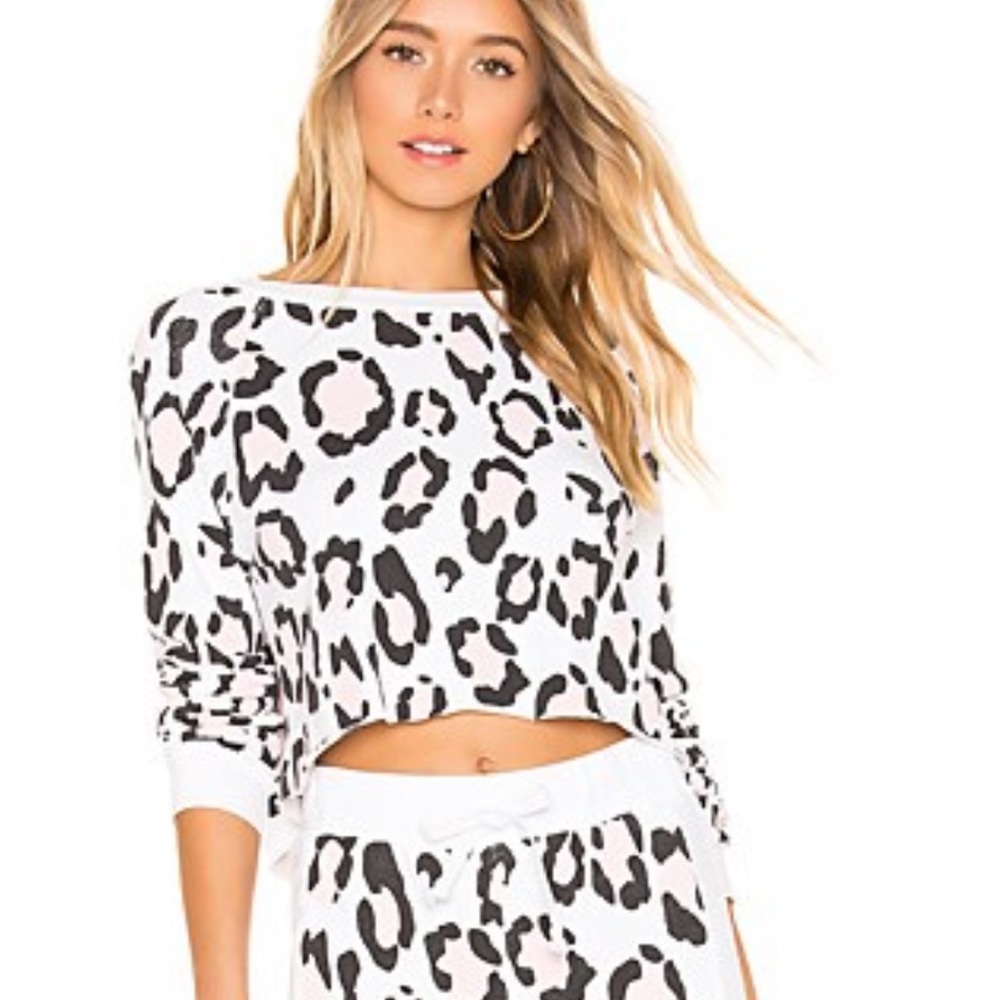 Wildfox cropped sweatshirt